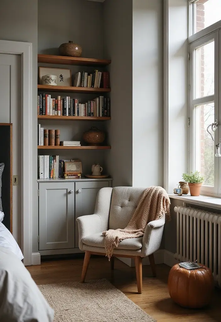 30 Cute Simple Bedroom Ideas That Prove Minimal Can Be Beautiful - 6. Cozy Reading Nook