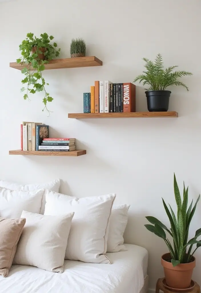 30 DIY Home Decor Easy Bedroom Craft Ideas You’ll Love Making 16 30 DIY Home Decor Easy Bedroom Craft Ideas You’ll Love Making - 15. DIY Wall Shelves