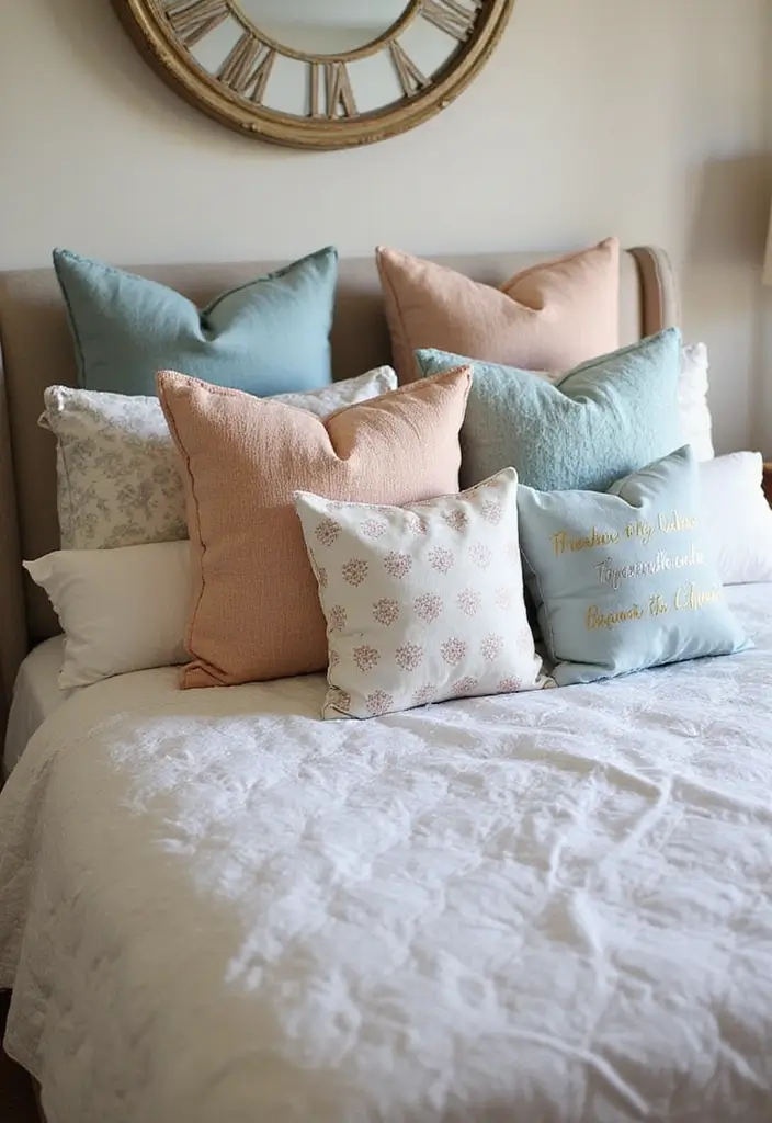 30 DIY Home Decor Easy Bedroom Craft Ideas You’ll Love Making 5 30 DIY Home Decor Easy Bedroom Craft Ideas You’ll Love Making - 4. Customized Throw Pillows