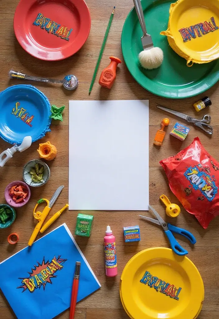 30 Marvel Bedroom Ideas Boy Rooms That Feel Heroic & Fun 13 30 Marvel Bedroom Ideas Boy Rooms That Feel Heroic & Fun - 12. Superhero-Themed Crafts Station