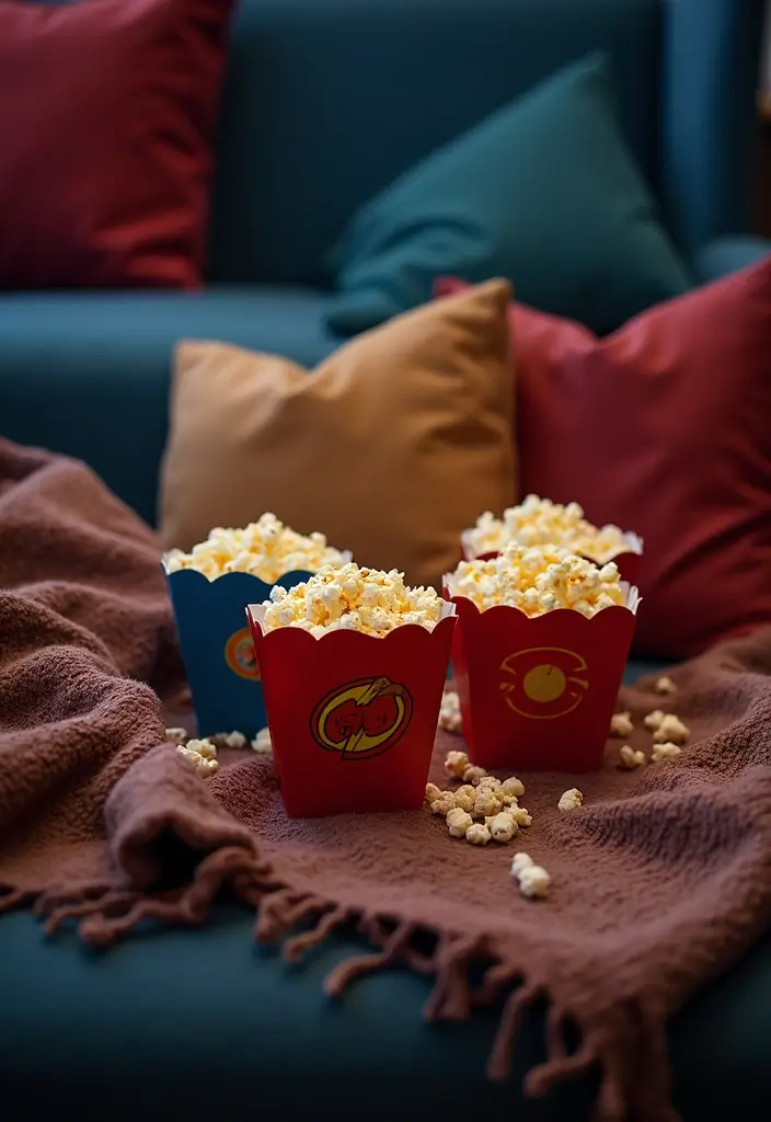 30 Marvel Bedroom Ideas Boy Rooms That Feel Heroic & Fun 24 30 Marvel Bedroom Ideas Boy Rooms That Feel Heroic & Fun - 23. Superhero Movie Night Setup