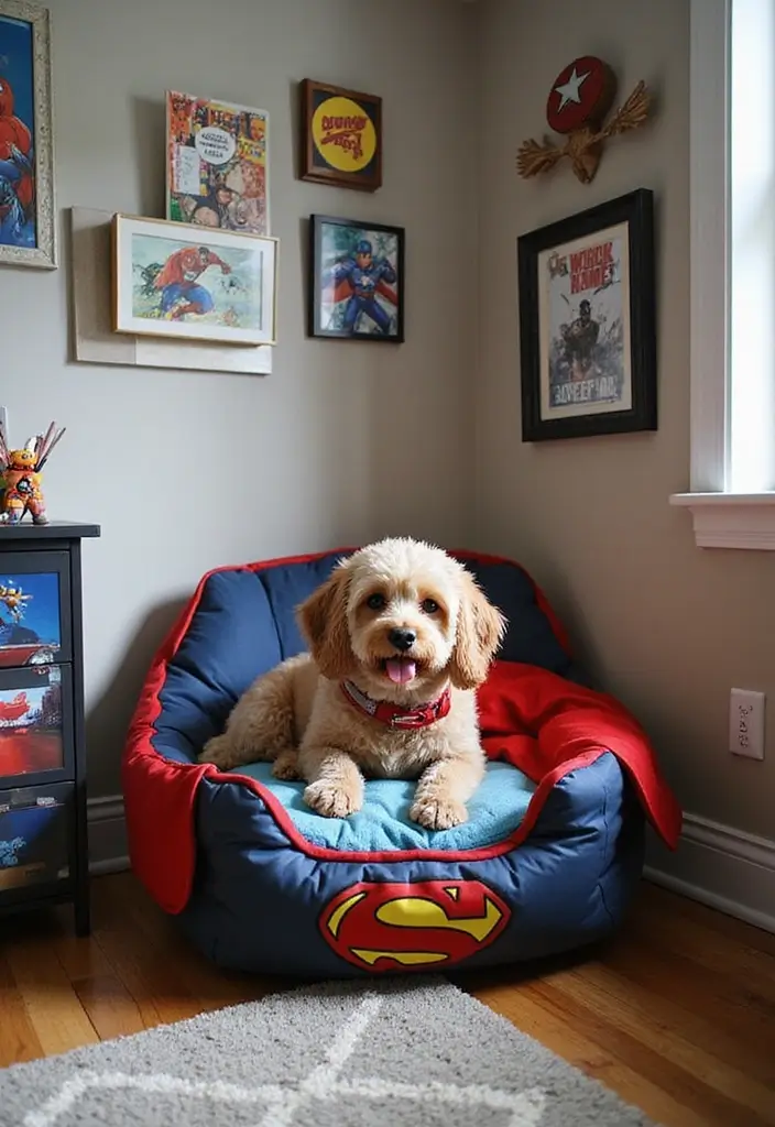 30 Marvel Bedroom Ideas Boy Rooms That Feel Heroic & Fun 31 30 Marvel Bedroom Ideas Boy Rooms That Feel Heroic & Fun - 30. Superhero-Themed Pet Corner