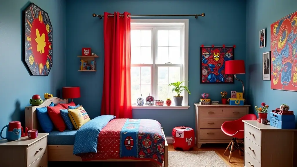 30 Marvel Bedroom Ideas Boy Rooms That Feel Heroic & Fun 1 30 Marvel Bedroom Ideas Boy Rooms That Feel Heroic & Fun