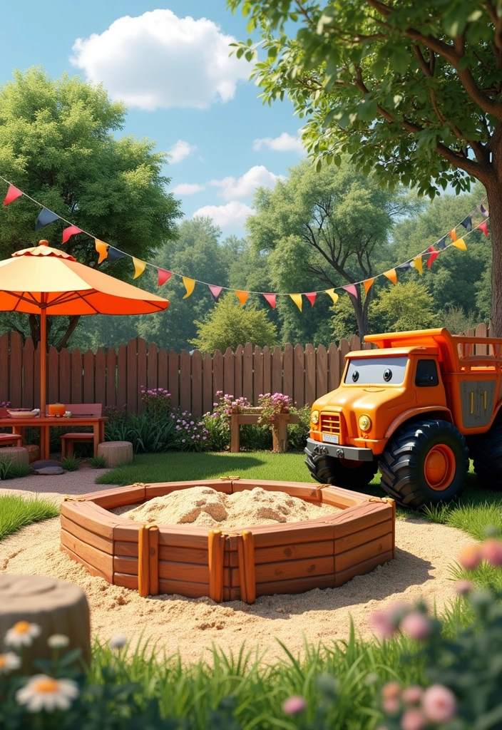 30 Monster Truck Bedroom Ideas That Kids Will Go Crazy For 23 30 Monster Truck Bedroom Ideas That Kids Will Go Crazy For - 22. Outdoor Monster Truck Vibes