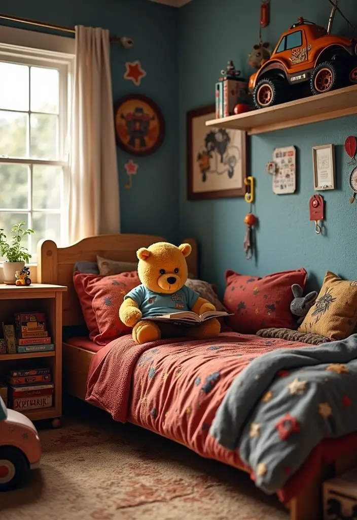 30 Monster Truck Bedroom Ideas That Kids Will Go Crazy For 30 30 Monster Truck Bedroom Ideas That Kids Will Go Crazy For - 29. Adventure-Themed Books