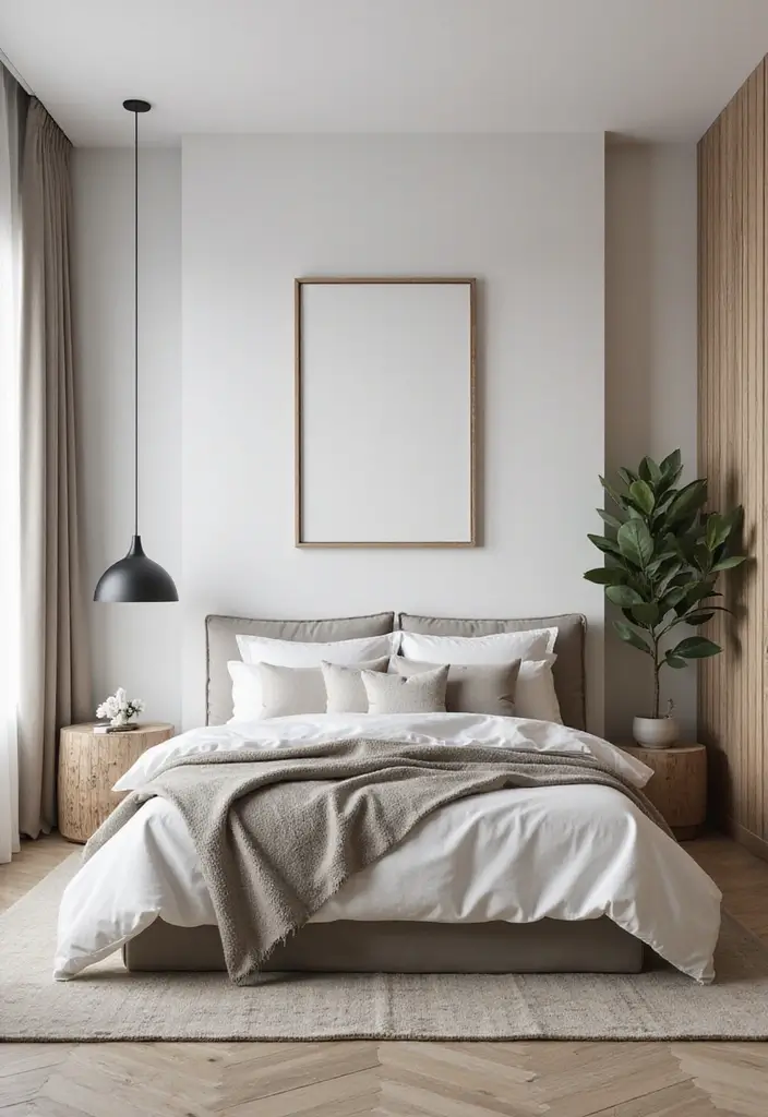 30 Organization Ideas for Bedroom That Keep Things Effortless 13 30 Organization Ideas for Bedroom That Keep Things Effortless - 12. Minimalist Design Elements