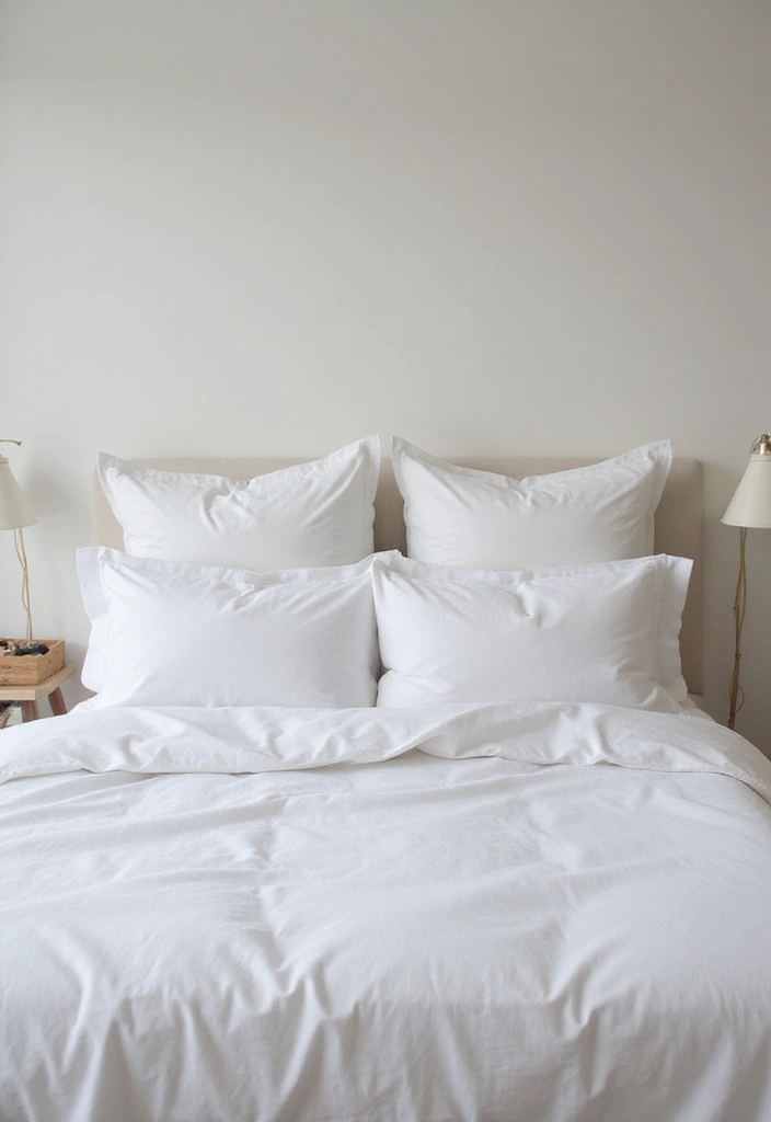 30 Organization Ideas for Bedroom That Keep Things Effortless 22 30 Organization Ideas for Bedroom That Keep Things Effortless - 21. Minimalist Bedding Choices
