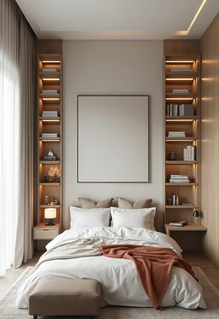 30 Organization Ideas for Bedroom That Keep Things Effortless 27 30 Organization Ideas for Bedroom That Keep Things Effortless - 26. Create Zones for Different Activities