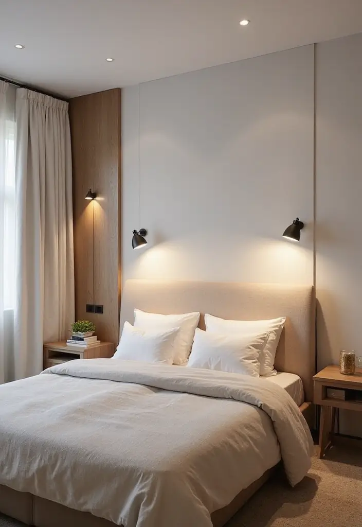 30 Organization Ideas for Bedroom That Keep Things Effortless 29 30 Organization Ideas for Bedroom That Keep Things Effortless - 28. Integrated Lighting Solutions