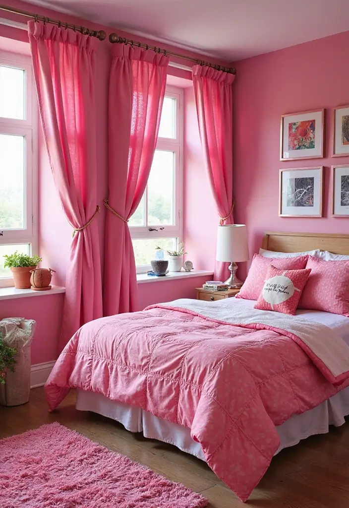 30 Pink Bedroom Ideas for Kids That Are Adorable and Playful 27 30 Pink Bedroom Ideas for Kids That Are Adorable and Playful - 26. Sporty Spirit
