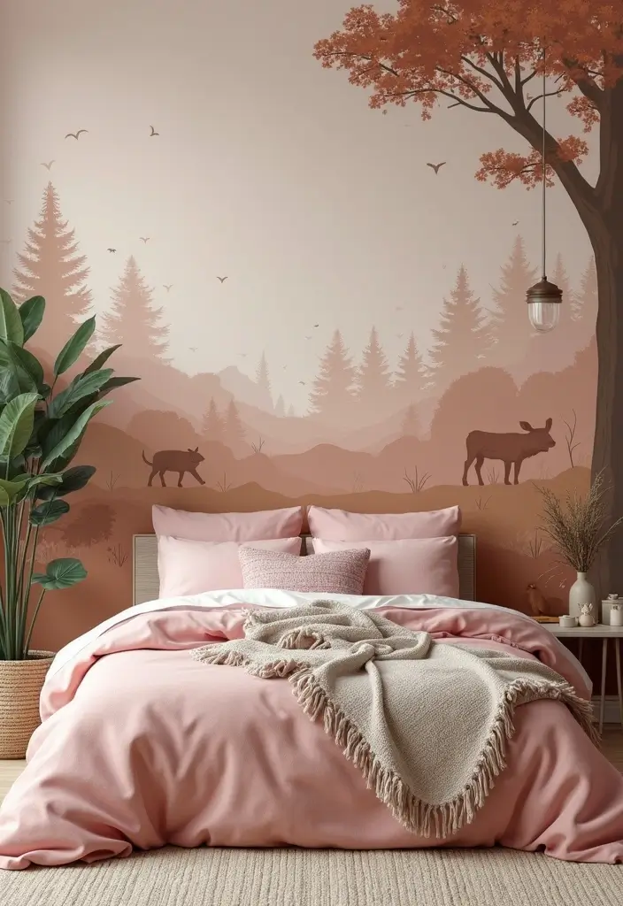 30 Pink Bedroom Ideas for Kids That Are Adorable and Playful 30 30 Pink Bedroom Ideas for Kids That Are Adorable and Playful - 29. The Great Outdoors