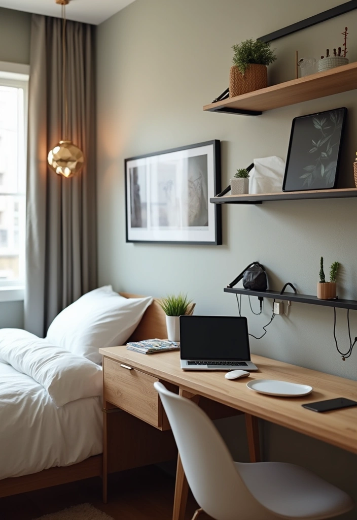 30 Teen Boys Shared Bedroom Ideas That Are Functional and Cool 11 30 Teen Boys Shared Bedroom Ideas That Are Functional and Cool - 10. Tech-Friendly Spaces