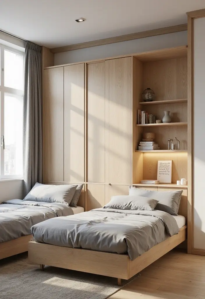 30 Teen Boys Shared Bedroom Ideas That Are Functional and Cool 16 30 Teen Boys Shared Bedroom Ideas That Are Functional and Cool - 15. Modular Furniture