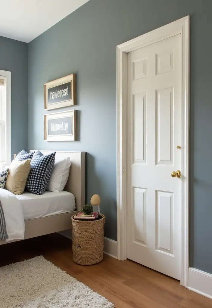 30 Teen Boys Shared Bedroom Ideas That Are Functional and Cool 27 30 Teen Boys Shared Bedroom Ideas That Are Functional and Cool - 26. Custom Name Plates