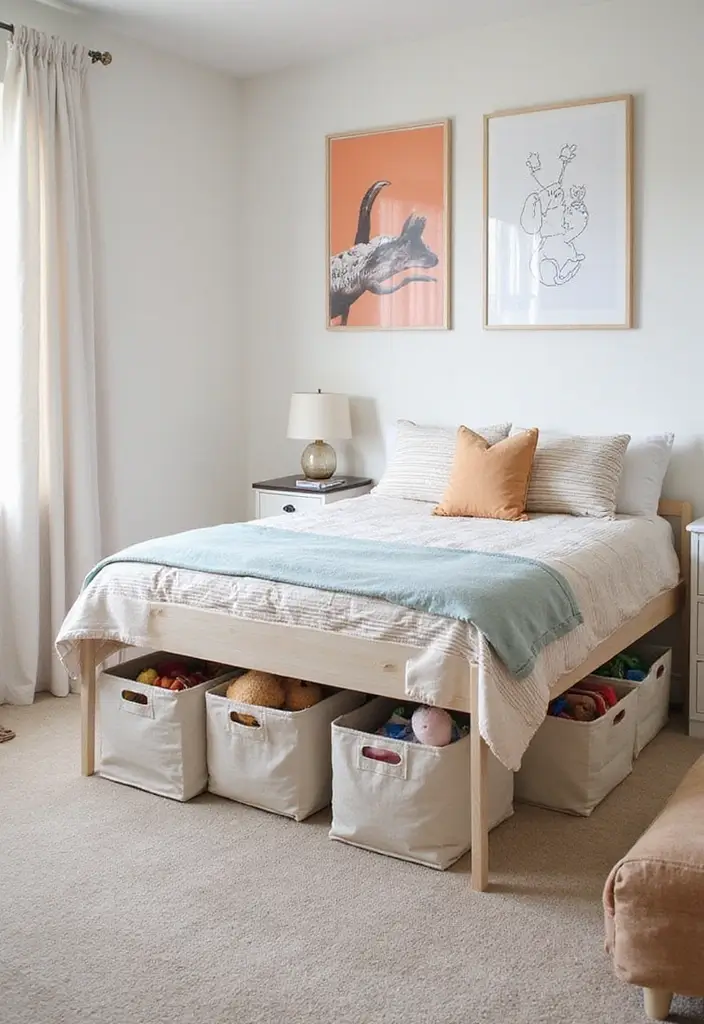 30 Toca Boca Big Family House Ideas Bedroom That Feel Fun & Cozy 11 30 Toca Boca Big Family House Ideas Bedroom That Feel Fun & Cozy - 10. Under-Bed Storage Solutions