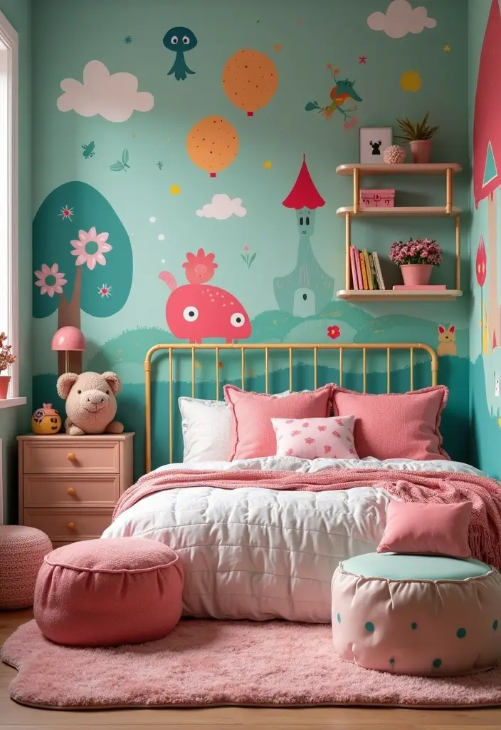 30 Toca Boca Big Family House Ideas Bedroom That Feel Fun & Cozy 12 30 Toca Boca Big Family House Ideas Bedroom That Feel Fun & Cozy - 11. Fantasy-Themed Decor