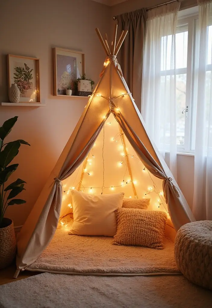 30 Toca Boca Big Family House Ideas Bedroom That Feel Fun & Cozy 14 30 Toca Boca Big Family House Ideas Bedroom That Feel Fun & Cozy - 13. Indoor Tent Fun