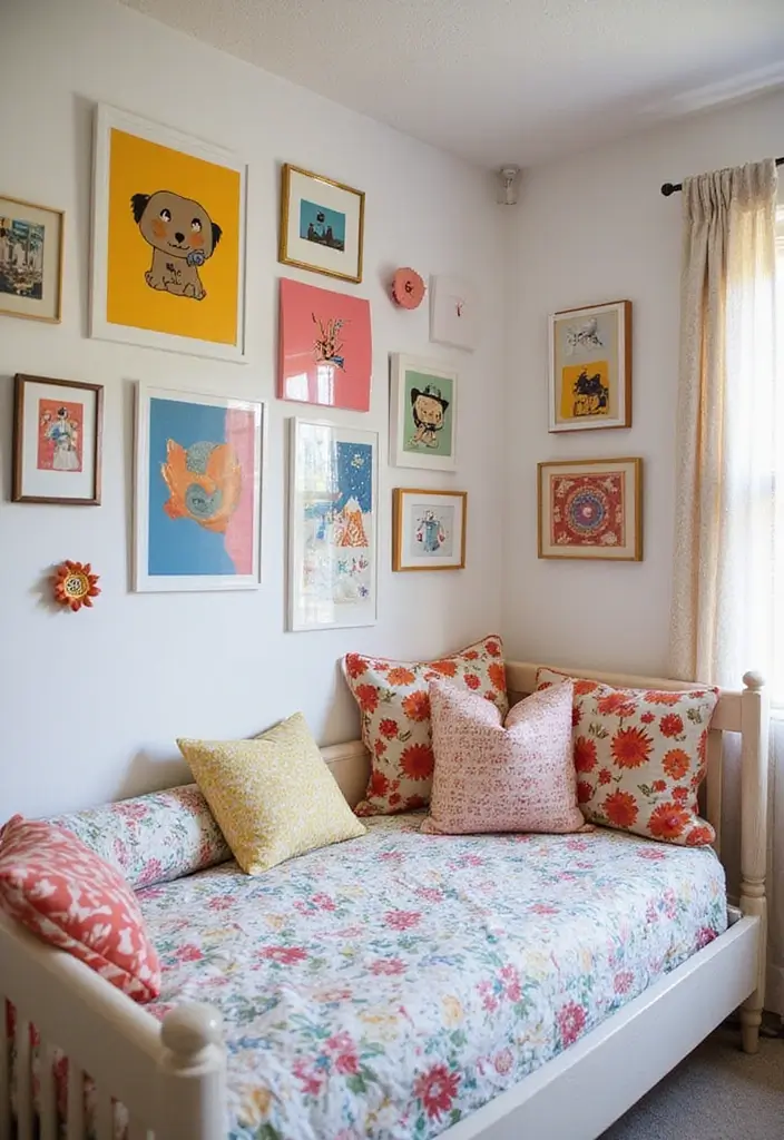 30 Toca Boca Big Family House Ideas Bedroom That Feel Fun & Cozy 30 30 Toca Boca Big Family House Ideas Bedroom That Feel Fun & Cozy - 29. Playful Wall Art