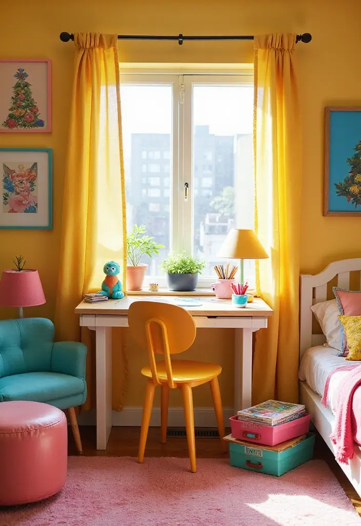 30 Toca Boca Big Family House Ideas Bedroom That Feel Fun & Cozy 8 30 Toca Boca Big Family House Ideas Bedroom That Feel Fun & Cozy - 7. Craft Corner