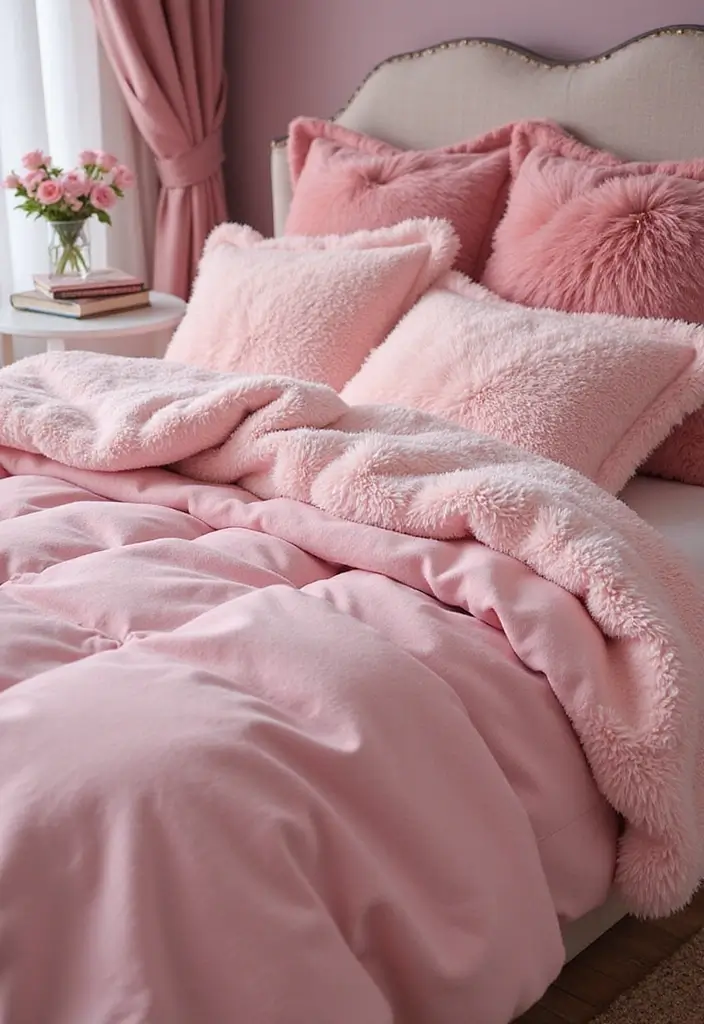 30 Victoria's Secret Bedroom Ideas That Feel Feminine & Glam 2 30 Victoria's Secret Bedroom Ideas That Feel Feminine & Glam - 1. Plush Pink Bedding