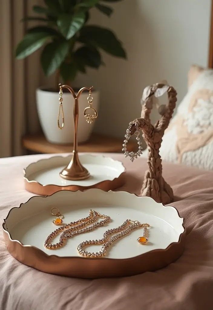 30 Victoria's Secret Bedroom Ideas That Feel Feminine & Glam 16 30 Victoria's Secret Bedroom Ideas That Feel Feminine & Glam - 15. Vintage Jewelry Displays