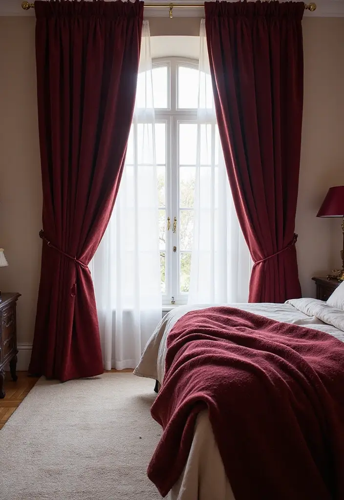 30 Victoria's Secret Bedroom Ideas That Feel Feminine & Glam 4 30 Victoria's Secret Bedroom Ideas That Feel Feminine & Glam - 3. Lush Velvet Drapes