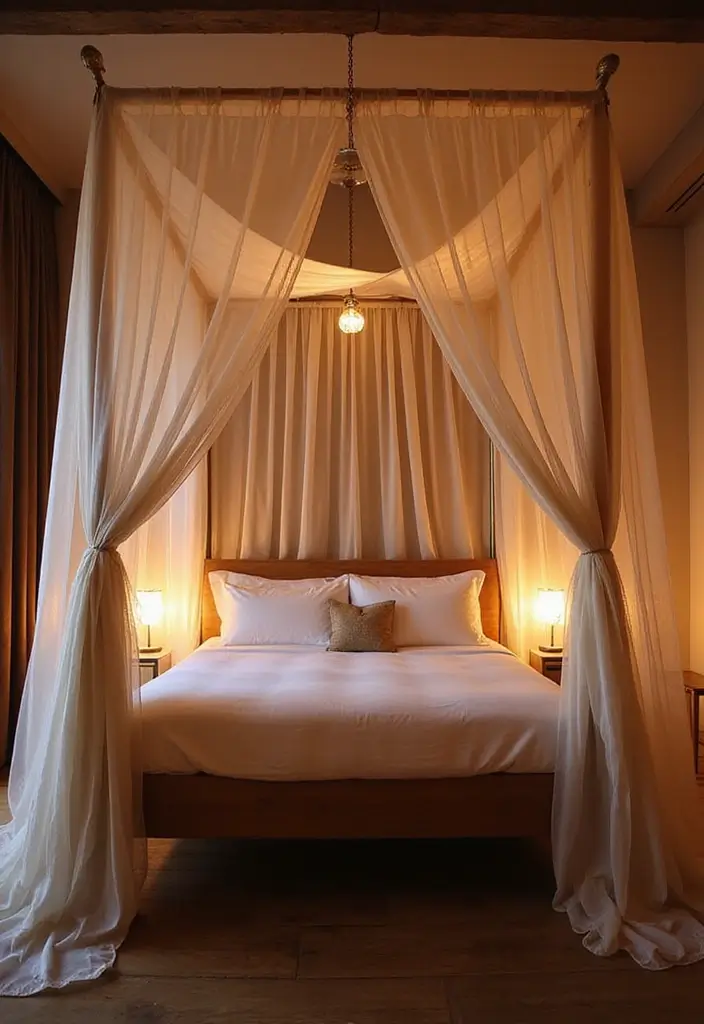 30 Victoria's Secret Bedroom Ideas That Feel Feminine & Glam 10 30 Victoria's Secret Bedroom Ideas That Feel Feminine & Glam - 9. Romantic Canopy Bed