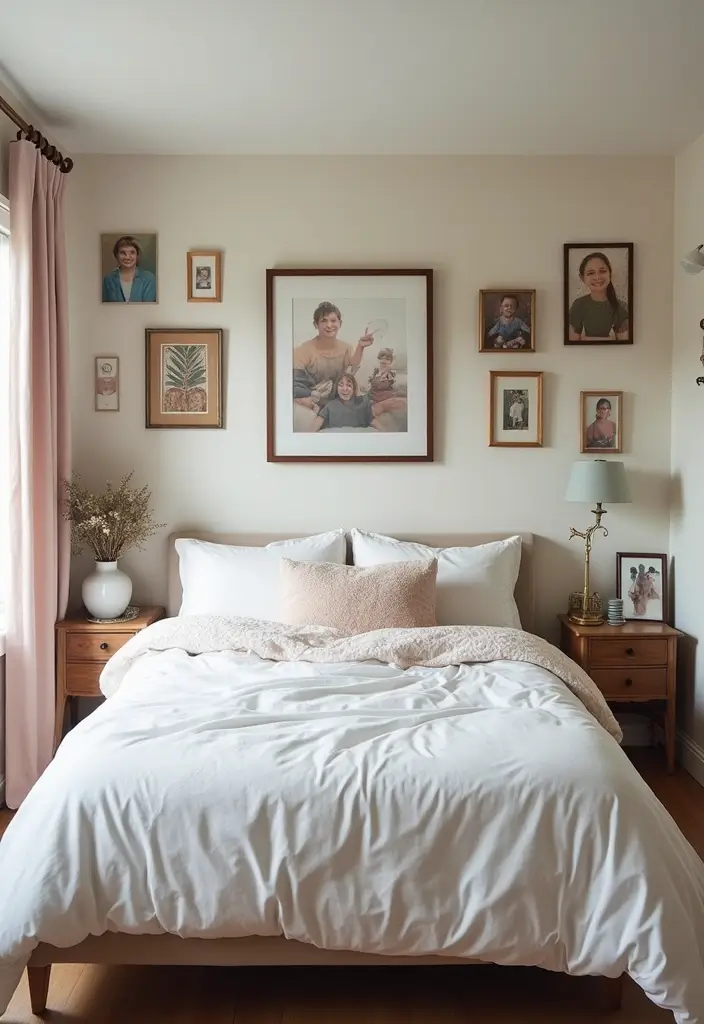 30 White Comforter Bedroom Ideas with Color That Feel Fresh & Inviting 26 30 White Comforter Bedroom Ideas with Color That Feel Fresh & Inviting - 25. Personal Touches